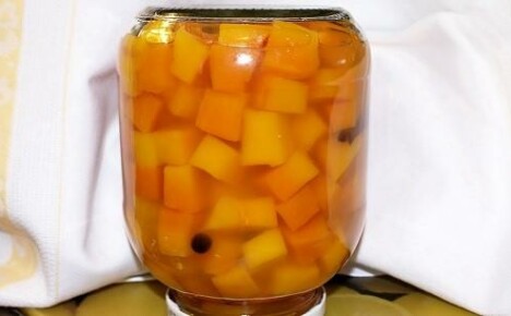 Alkuperäinen kurpitsa-kompotti talvella