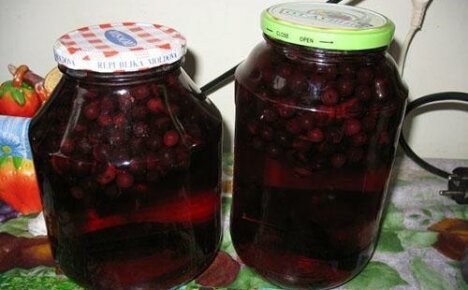 Aronia ja punainen pihlajakompotti talveksi