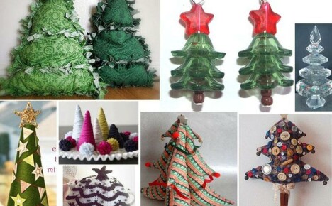 DIY kaunis lahja kankaasta valmistettu joulukuusi