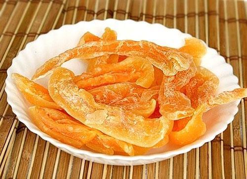 Kuivattu meloni - kotitekoinen jälkiruoka