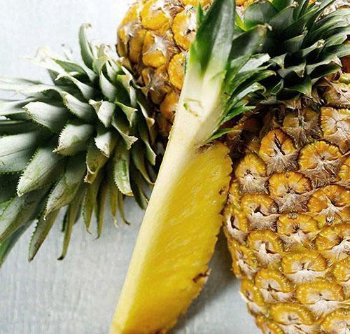 Tuoksuva mehukas ananas