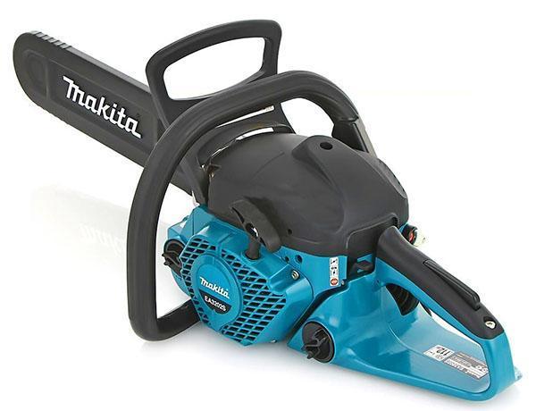 Tehokas muotoilu Makita-moottorisahasta