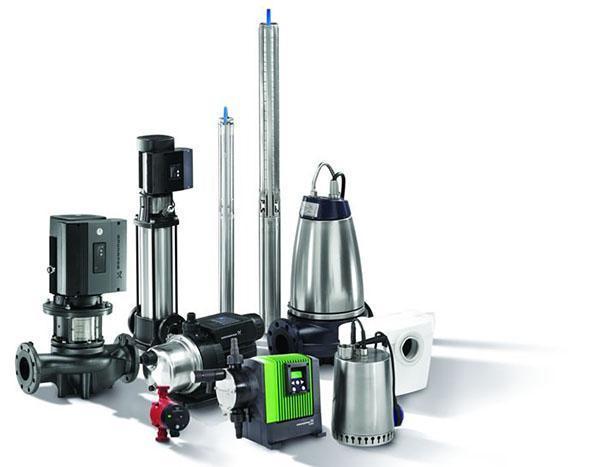 eri linjojen grundfos-pumput