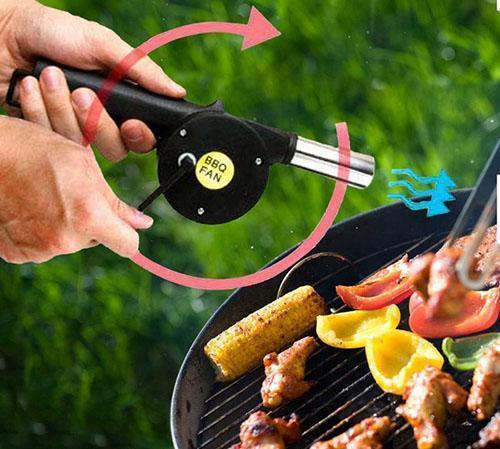 tuuletin kebabeille ja grilleille