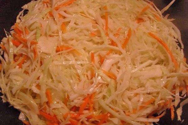silputtu kaali ja porkkanat