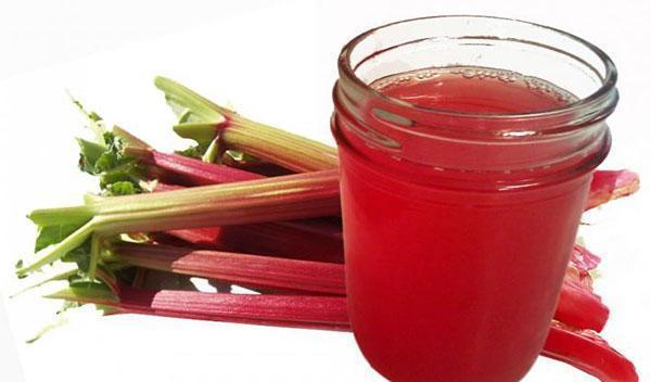 vitamiinijuoma - raparperikompotti
