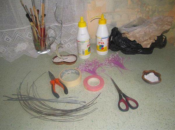 materiaalit bonsain luomiseen
