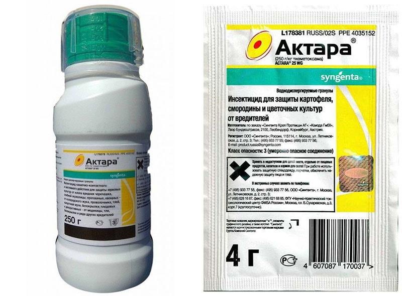 Aktara-lääkkeen vapautumisen muoto