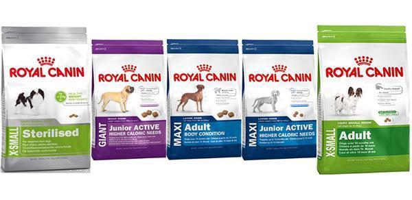 valikoima Royal Canin koiranruokia