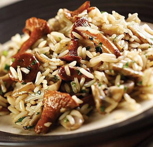 risotto sienillä
