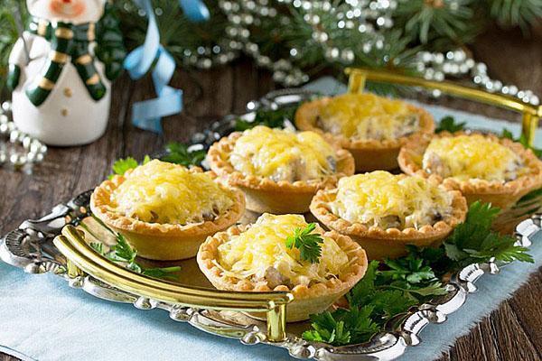 sieni tartletit