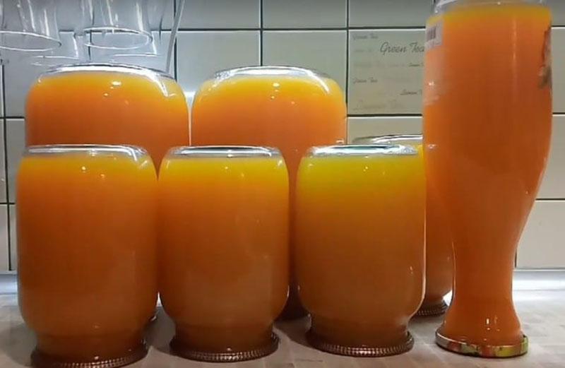 kuinka tehdä kurpitsa mehua kotona talveksi