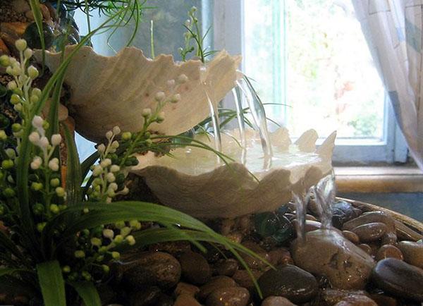 DIY koristeellinen sisätilojen suihkulähde