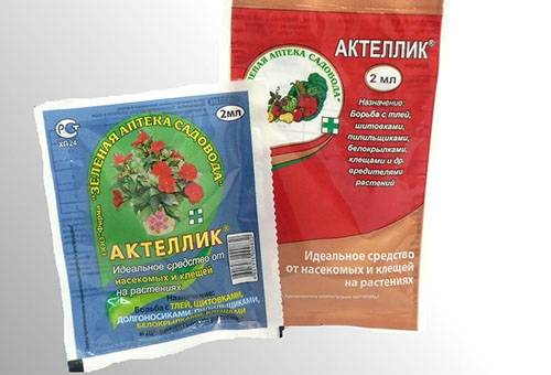 Actellic-lääkkeen käyttö