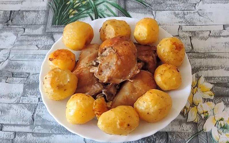 mummon resepti kanaa ja perunoita uunissa