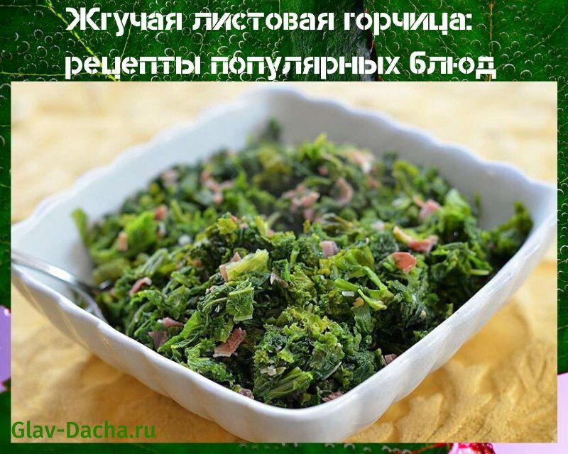 sinappilehtien reseptit