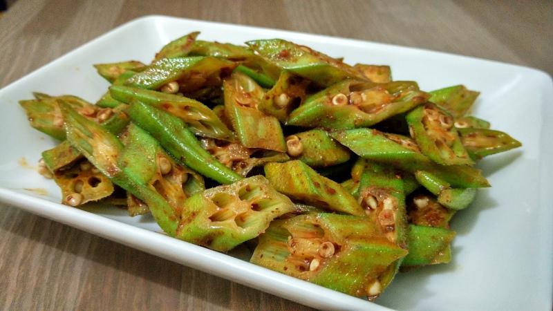 paistettu okra