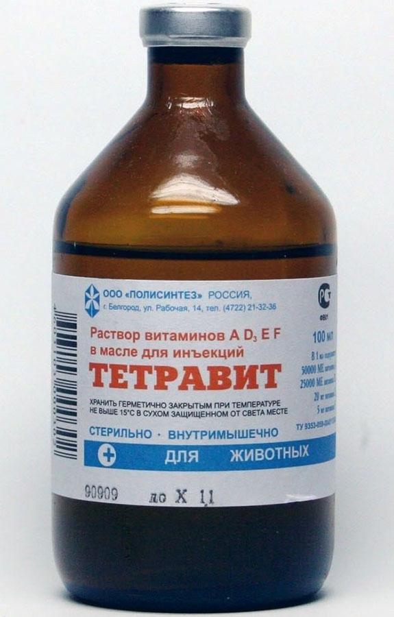 tetravit eläimille: käyttöohjeet