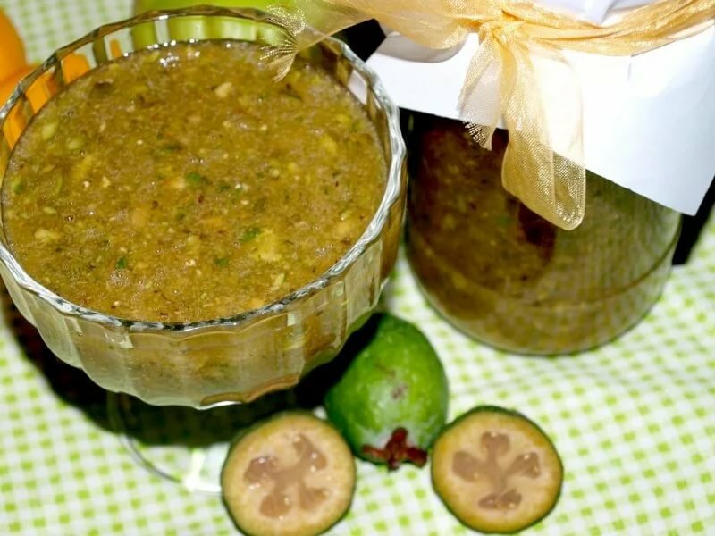 feijoa-hillon resepti ilman keittämistä
