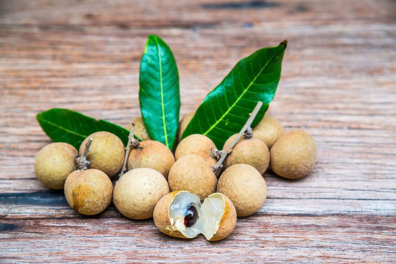 hyytelömäinen longan-massa